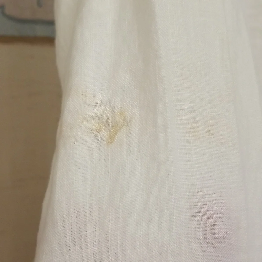 💛Malvin I 🖤 Linen Tunic / Coverup with Crochet Neckline - Picture 11 of 13